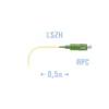 Пигтейл SC/APC SM (0.9) 0,5 m Пигтейл SC/APC SM (0.9) 0,5 m